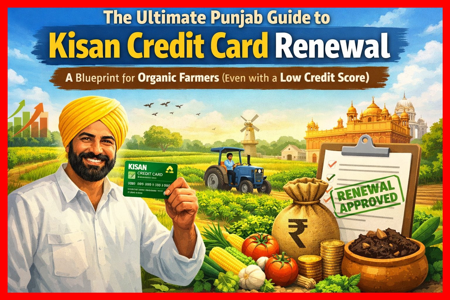 The Ultimate Punjab Guide to Kisan Credit Card Renewal: A Blueprint for Organic Farmers, even with a Low Credit Score